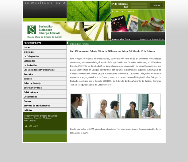 Home page