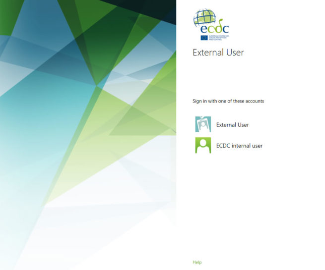 Login page medium size desktop view