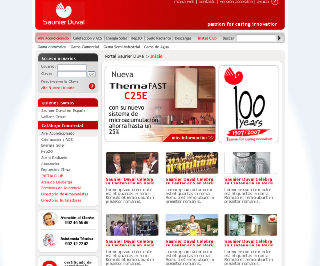 Home page