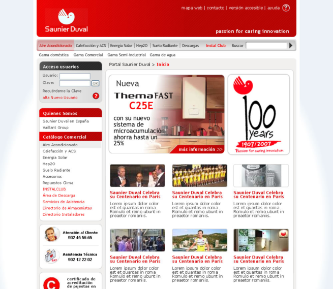 Home page