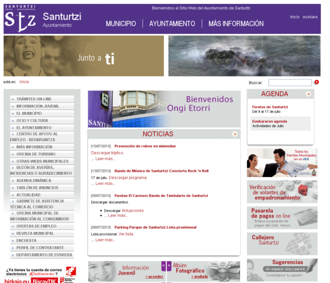 Home page