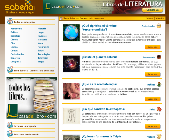 Home page