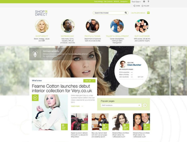 Home page
