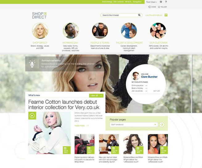 Home page