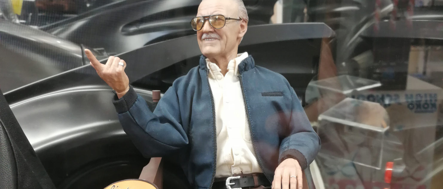 Stan lee ultrarealistic statue at Otaku store, Akihabara