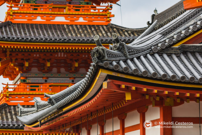 Kiyomizu-dera Temple detail (清水寺), Kyoto, Kyoto Prefecture, Japan